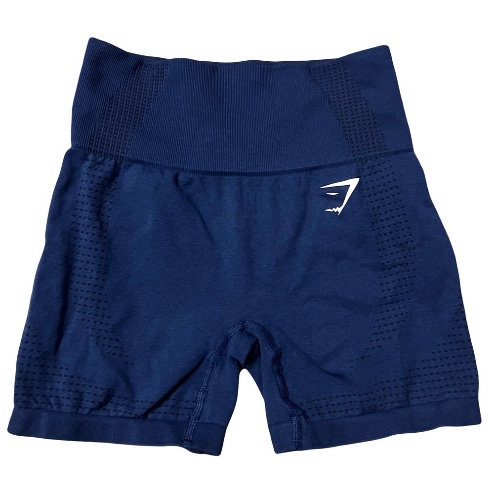 Gymshark Navy Blue Biker Shorts